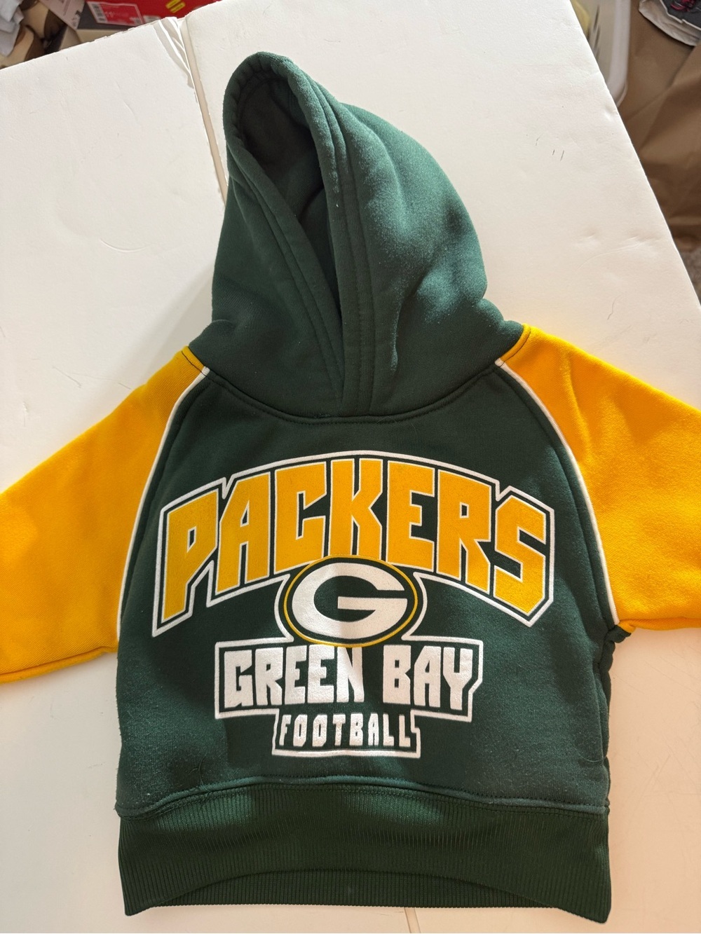 Green Bay Packers Kids' Hooded Pullover - Green/Gold